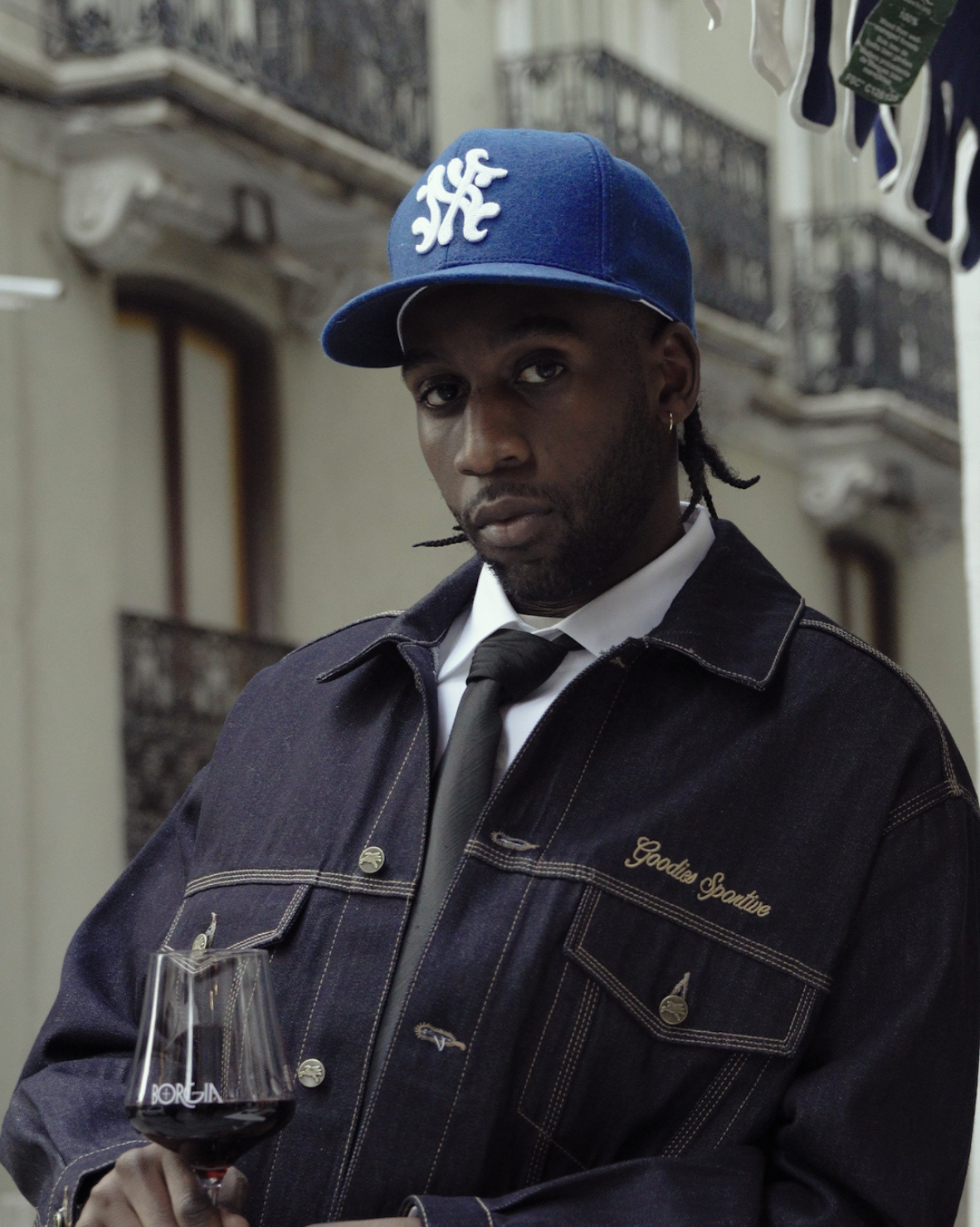 WOOL NAVY FITTED
