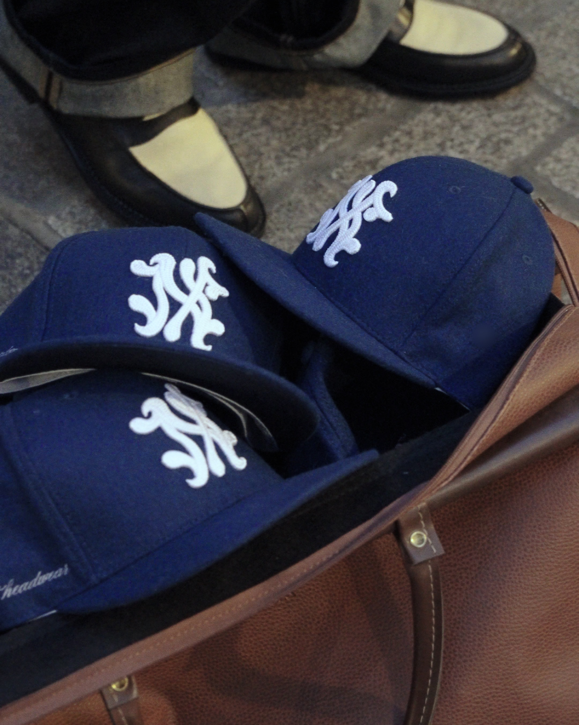 WOOL NAVY FITTED
