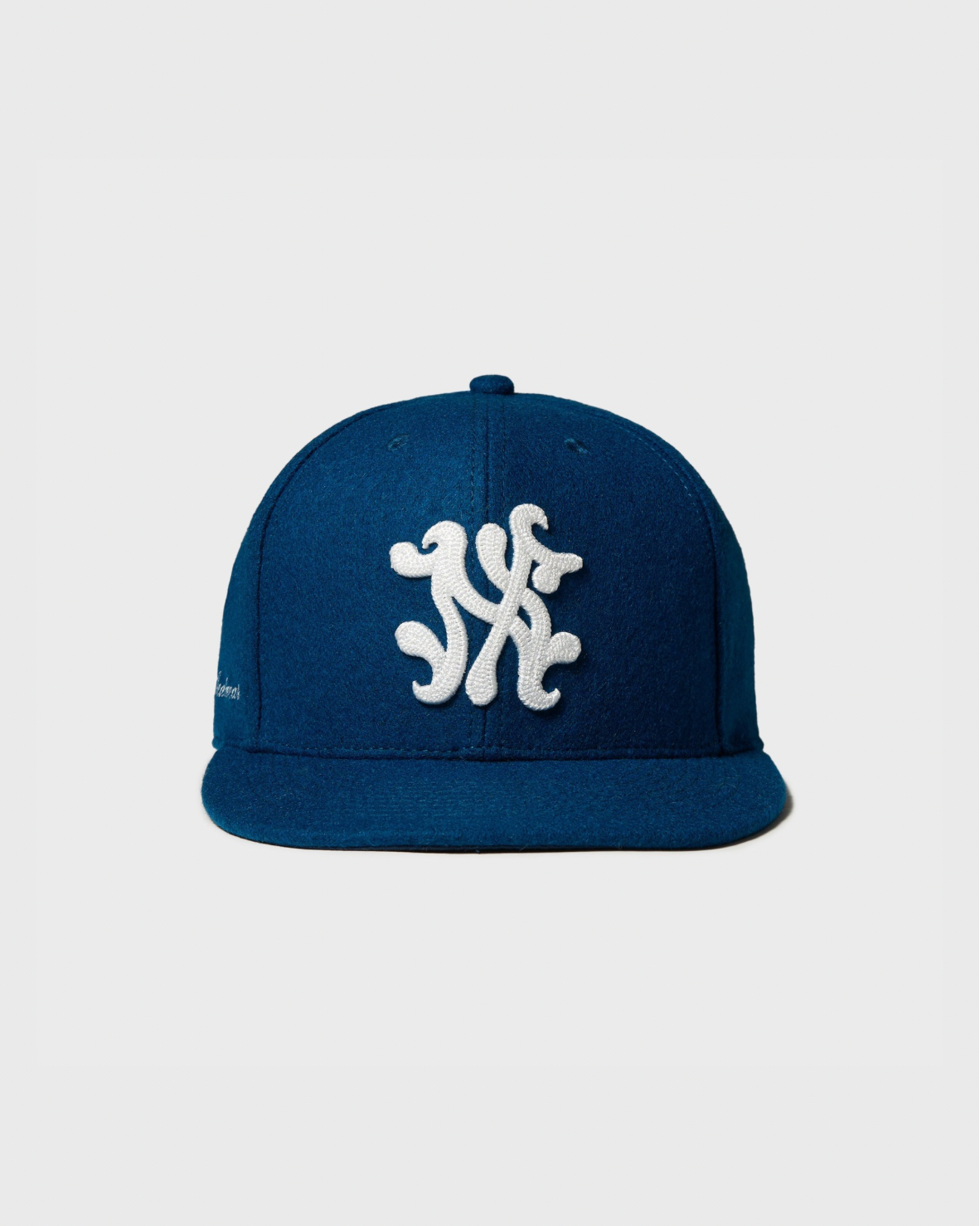 WOOL NAVY FITTED