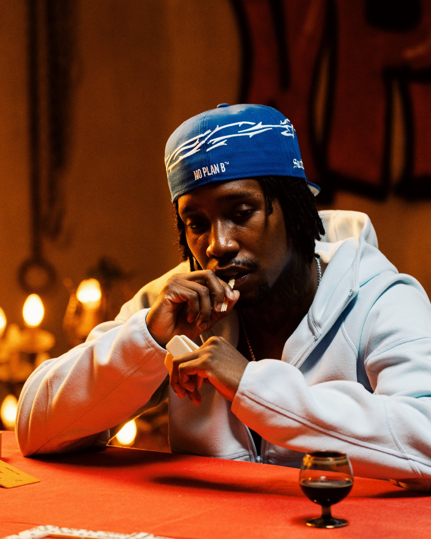 SACRIFICES NIPSEY BLUE FITTED